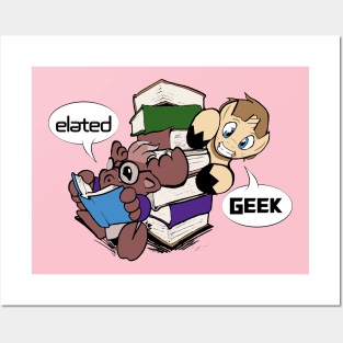 Elated Geek- Book Talk Posters and Art